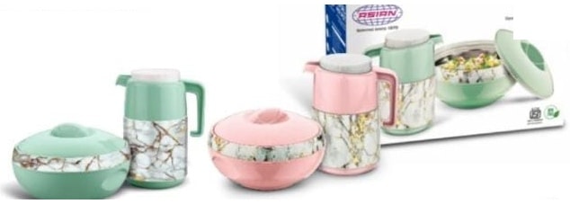 Venus Casserole 1500 + Sterling Jug 750.