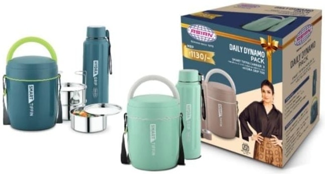 Smart Tiffin 3 + Hydra Grip 700.