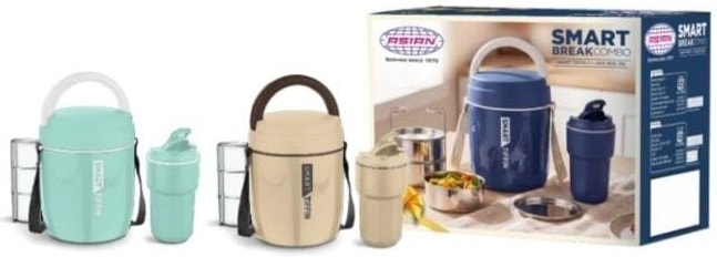 Smart Tiffin 3 + Java Mug 350.