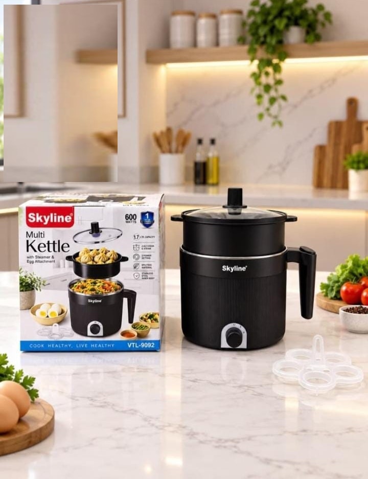 Skyline VTL-9092 with steamer and egg attachment.